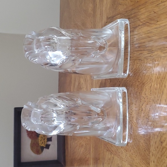 Federal Glass Horse Bookends 🐴 - Picture 2 of 7